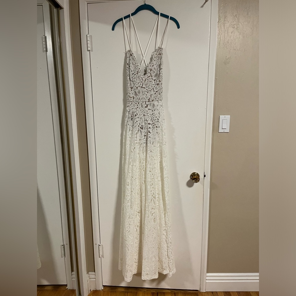 Love of Details White Lace Wedding Dress